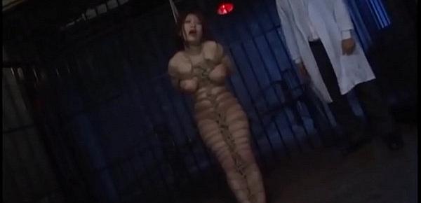  Filthy asian whore in shibari gets brutally spanked